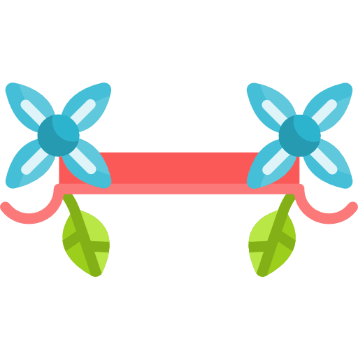 Floral design design flower curves nature icon