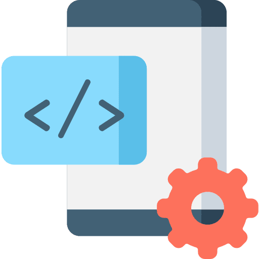 Ux technology code mobile icon
