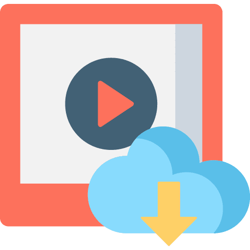 Video electronics multimedia file icon