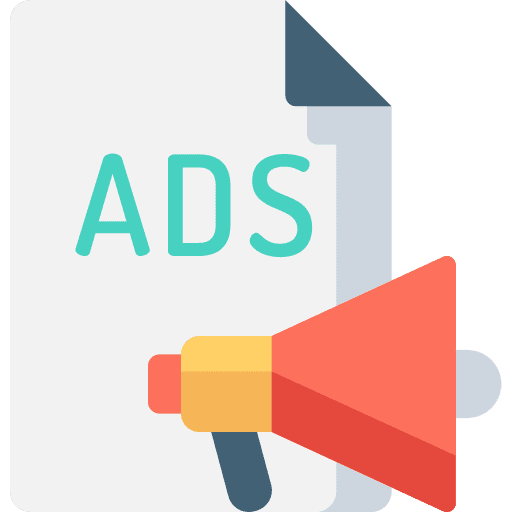 Ads announcer advertising file icon