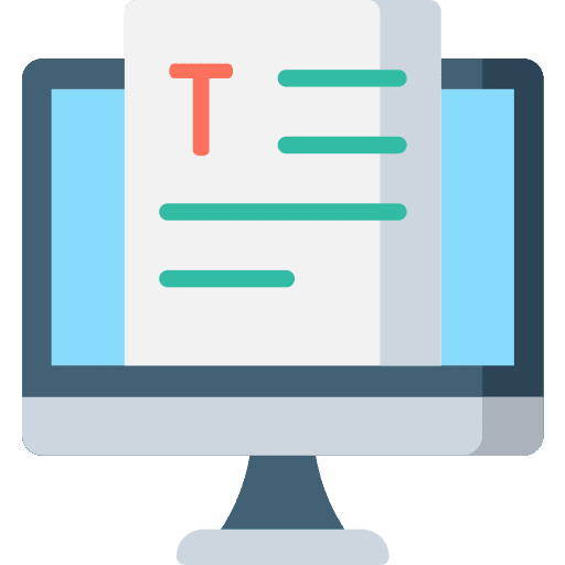 Blog ui influencer laptop icon