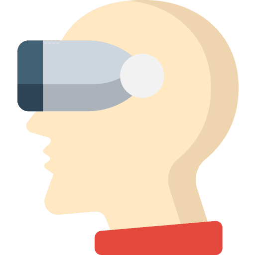 Virtual reality technology vr reality icon