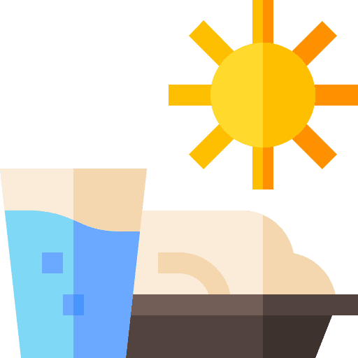 Fasting liquid glass ramadan icon