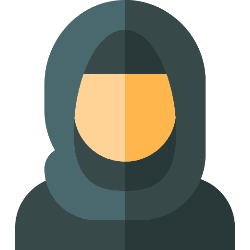 Muslim arab avatar woman icon