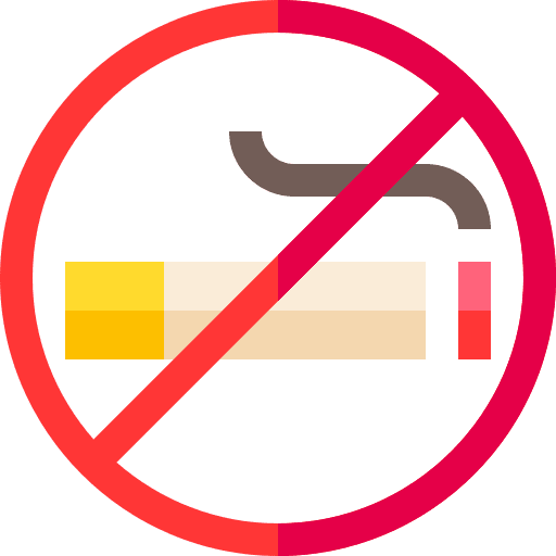No smoking healthcare and medical cigarette smoke icon