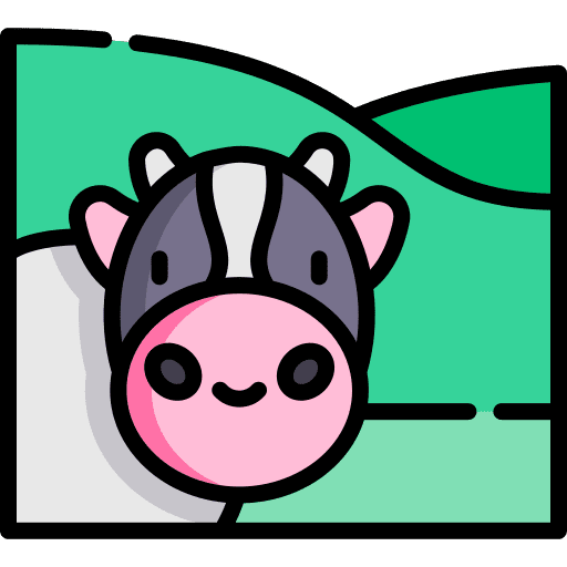 Cow wild life animal kingdom mammal icon