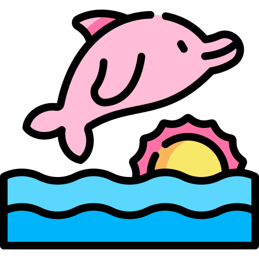 Dolphin sea life animals animal icon