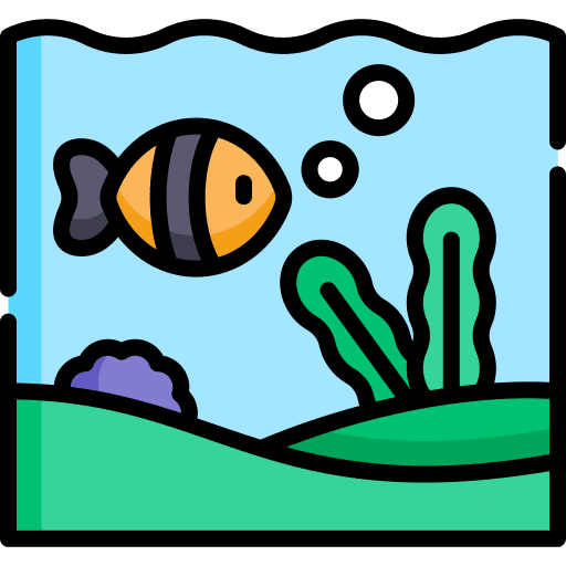 Undersea marine ocean nature icon