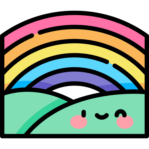 Rainbow weather atmospheric miscellaneous icon