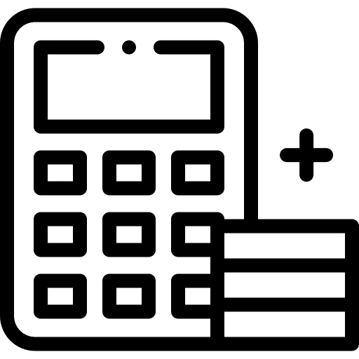 Calculator money finances business and finance icon