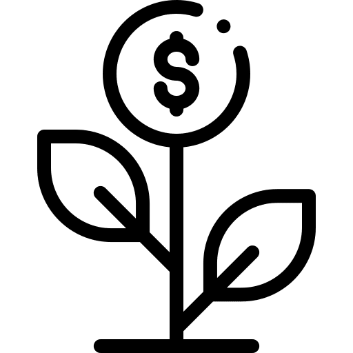 Invest strategy invest business and finance icon