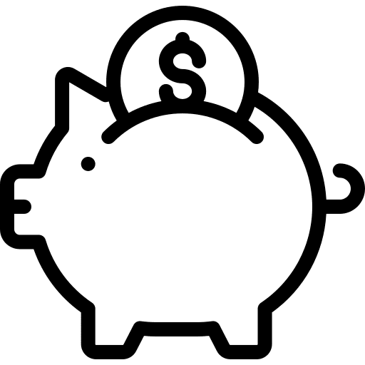 Savings cost saving saving save icon