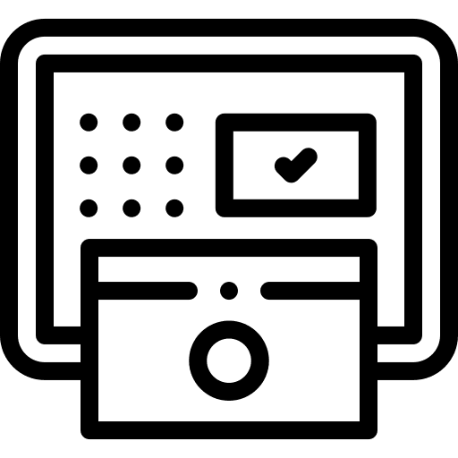 Atm machine cash point business and finance cash machine icon