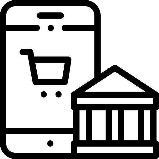 Smartphone wifi mobile phone mobile banking icon