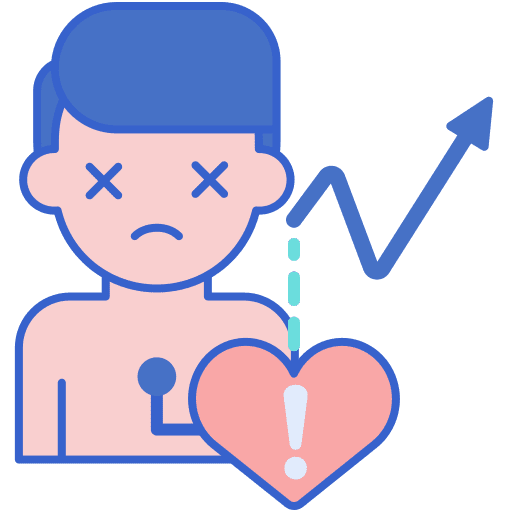 Death man graph dead icon