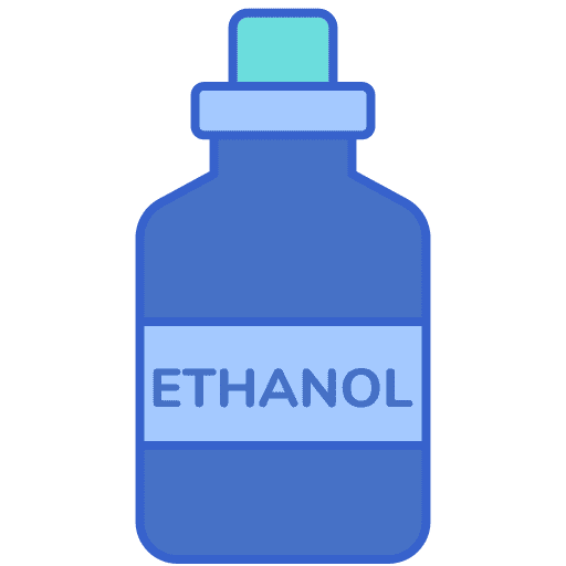 Ethanol education flame alcohol icon