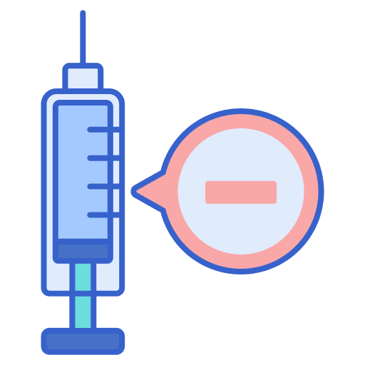 Vaccine vaccination syringe health care icon