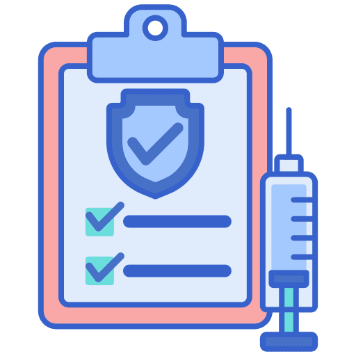 Vaccine medicine cure drugs icon