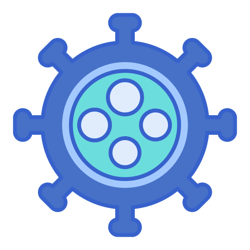Virus healthcare medical infection icon