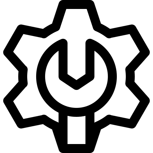 Admin gear admin wrench icon