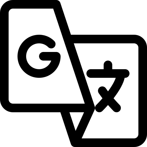 Translate brand translate interface icon