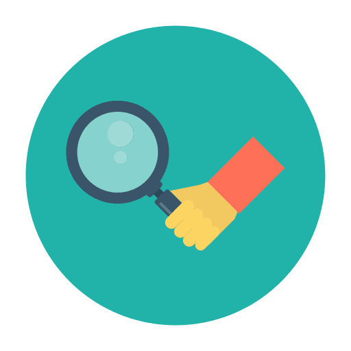 Research research business and finance hand icon