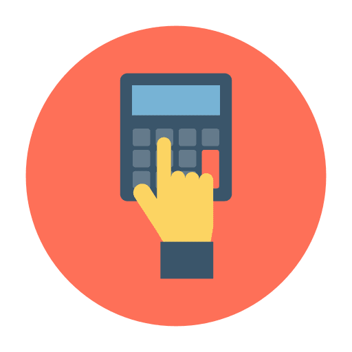 Calculator calculating count calculator icon