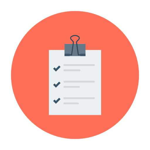 Clipboard medical notes symbol icon