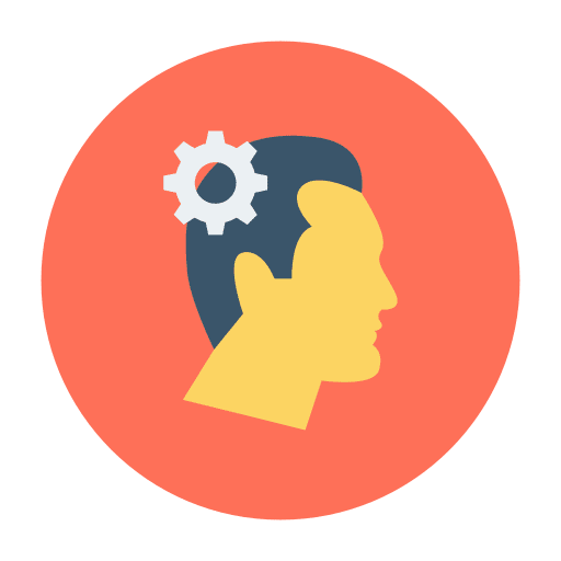 Creative mind creative strategy business and finance icon