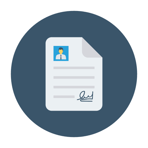 Portfolio profile portfolio personal profile icon