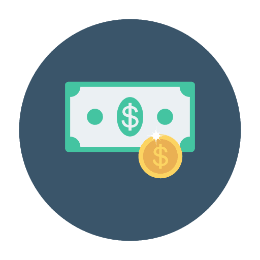 Currency coins money coin icon