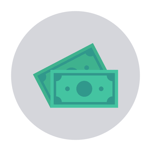 Dollar dollar banknotes cash icon