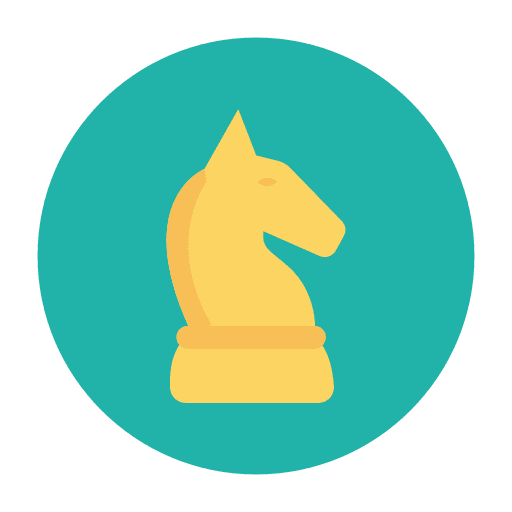Knight chess piece spring swing horse horse icon