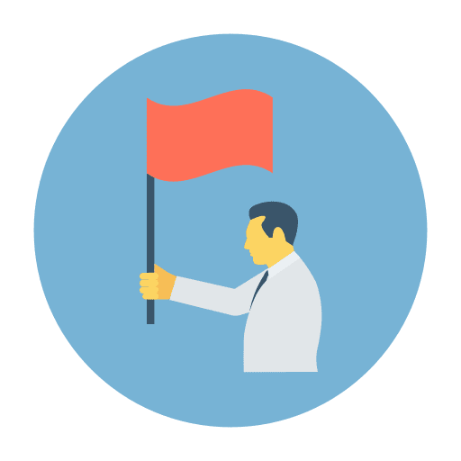 Achievement pioneer user businessman icon