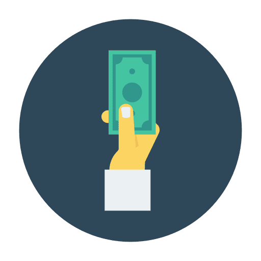 Payment banking money payment method icon