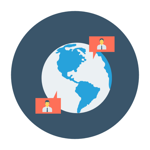 World map region pin world map icon