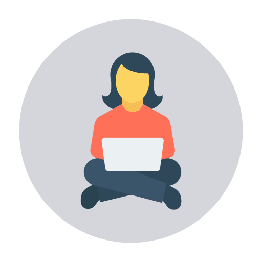 Employee people business and finance worker icon