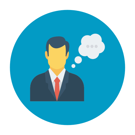 Thought talk thought communications icon