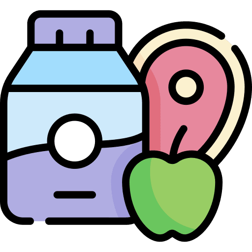 Food eat supermarket food and restaurant icon