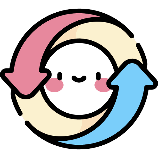 Repeat circular arrow cycle arrows icon