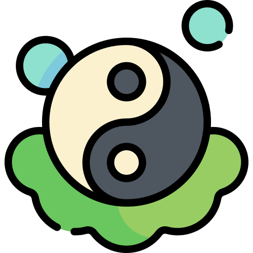 Yin yang polarity wellness yin yang icon