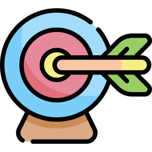 Goal dart arrow aim icon