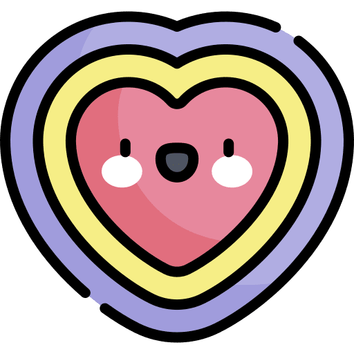 Heart loving lover romance icon