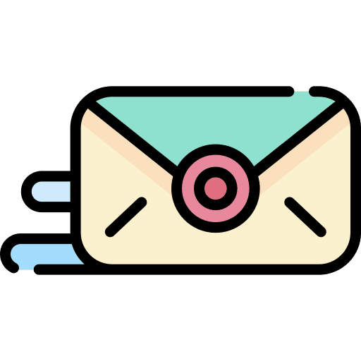 Mail message email send icon