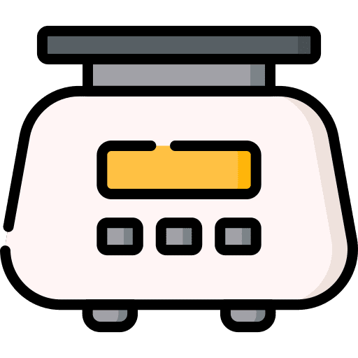 Balance scale science scientist icon