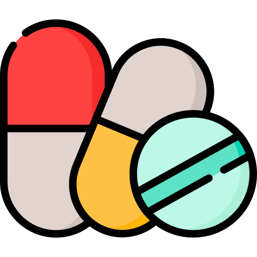 Medicine capsules pills medicine icon