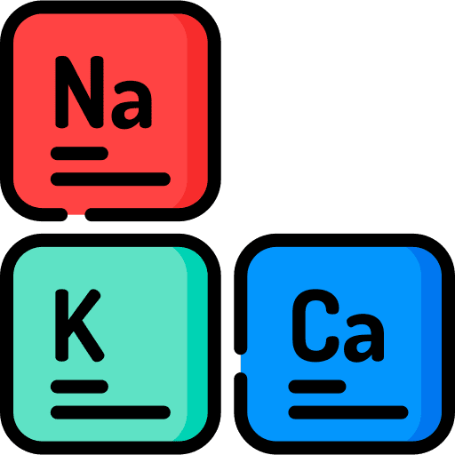 Periodic table chemistry healthcare and medical elements icon