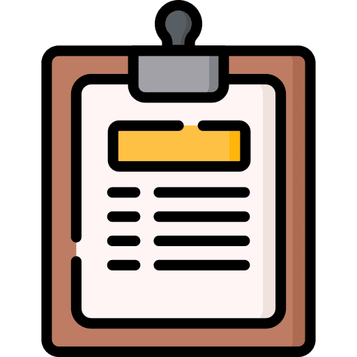 Clipboard exam criteria clipboard icon