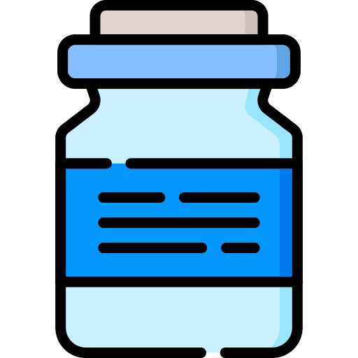 Jar healthcare and medical experiment laboratory icon