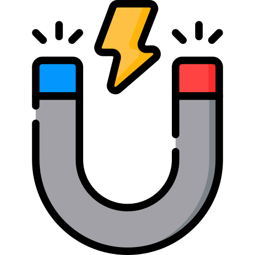 Magnet miscellaneous magnetic tools and utensils icon